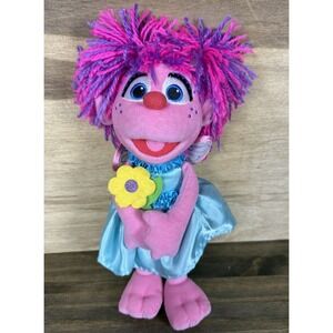 Sesame Street Abby Cadabby Plush Doll Fairy Blue Dress Stuffed Toy Gund 11"